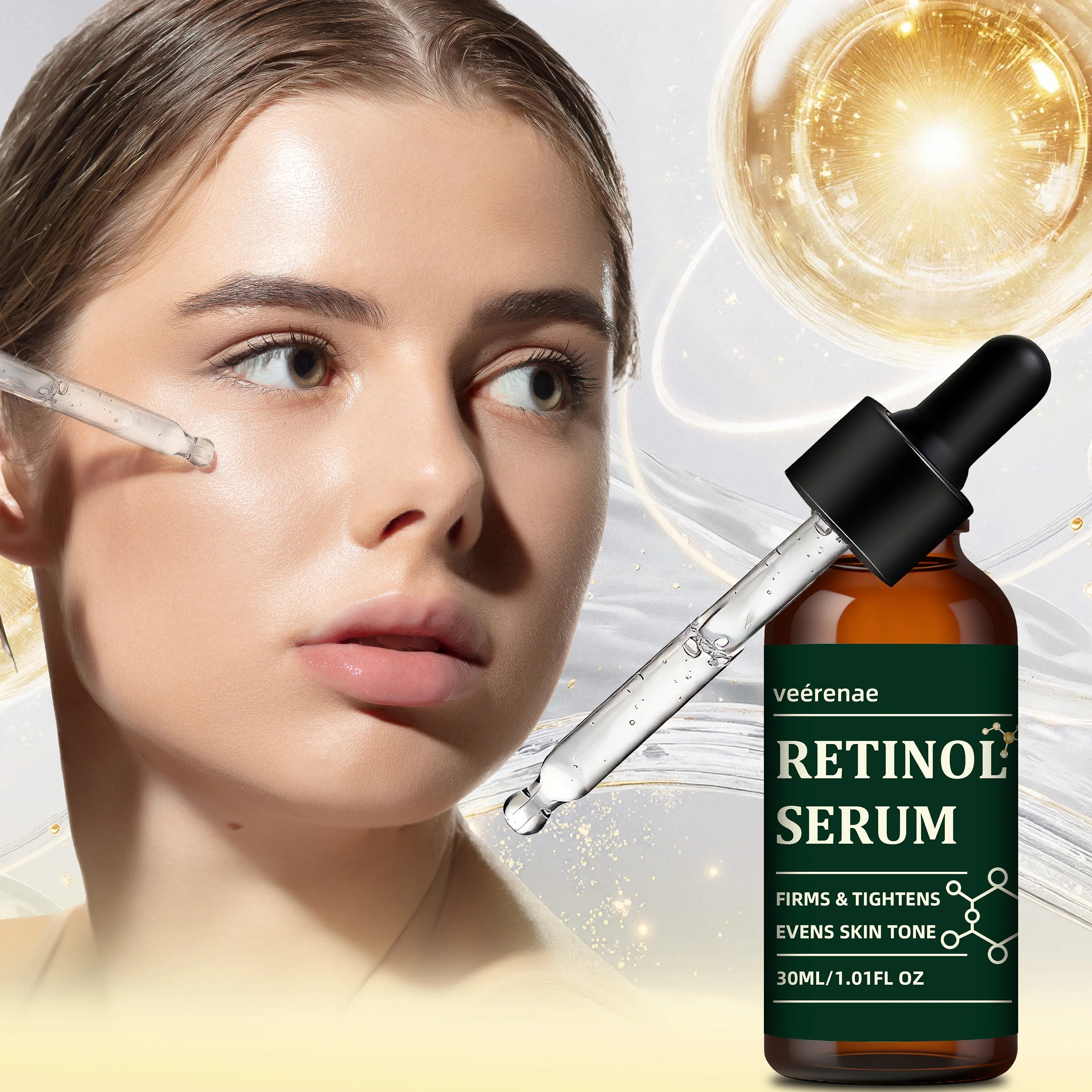veérenae Retinol Serum – Gentle Daily Anti-Aging Serum for All Skin Types